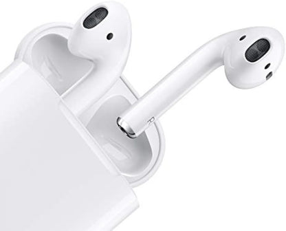 AirPods Wireless Earbuds - Bluetooth Headphones with Lightning Charging Case, 24+ Hours Battery Life, Effortless iPhone Setup